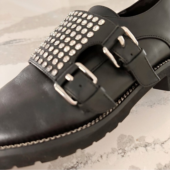 Kurt Geiger Seth Embellished Double Monk-Strap Loafers - Picture 8 of 15